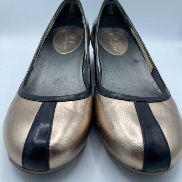 Cole Haan Air Bria Wedge Ginger MTL/Patent  Size 8.5 - Picture 2 of 9